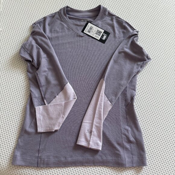 Arc'teryx Rho Merino Wool Crew Neck LS WOMENS Size L NWT - Picture 1 of 5